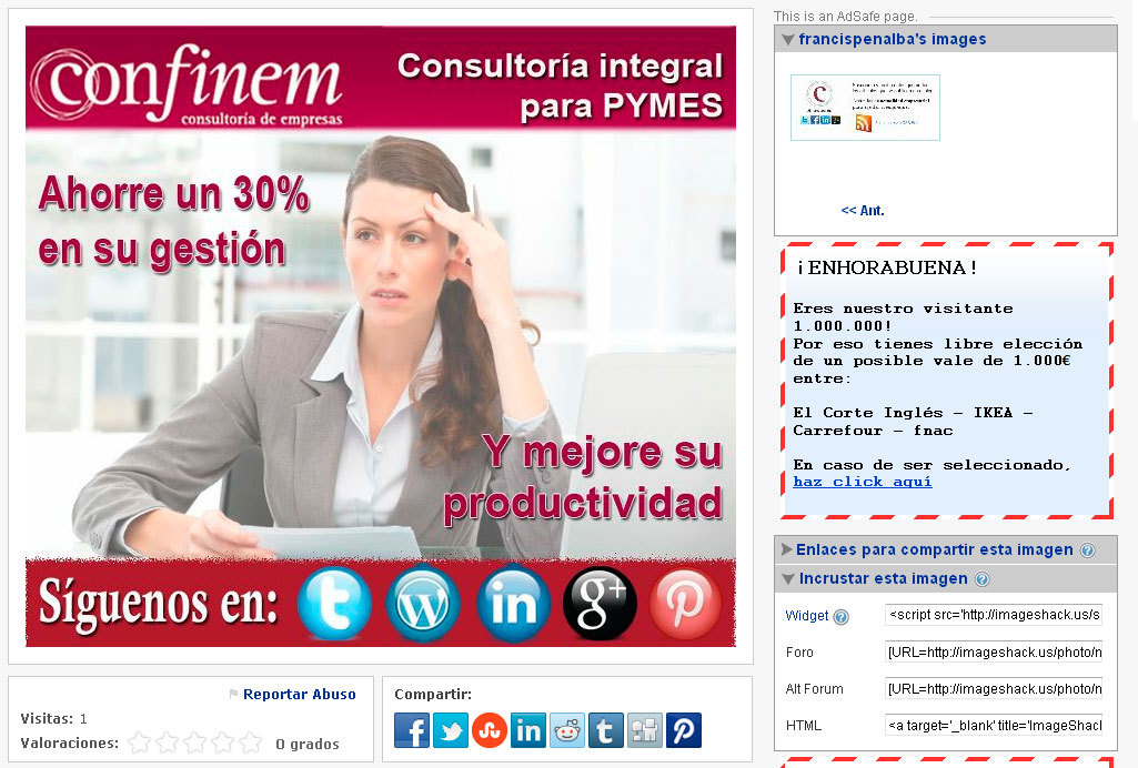 Landing page facebook